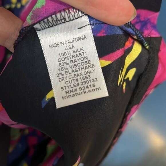 Silk Trina Turk Dress - Picture 4 of 6